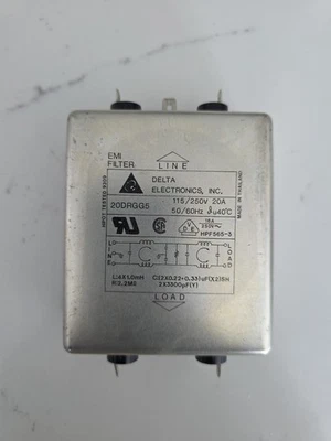 Delta Electronics 20DRGG5 EMI Filter 20A 250V-AC - Image 1 of 4