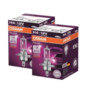 Osram Rallye H4 Halogen Lamp 62204 Exterior Headlight Bulb (12V, 100/90W F/S - Picture 1 of 5