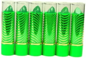 Rossetto Aloe Vera Color Change Mood Rossetti Assortiti 6 Pz Verde... - Foto 1 di 12