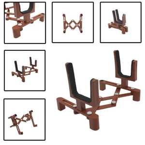 Adjustable Violin Stand W/ Bow Holder for Full Size 4/4 3/4 1/2 1/4 Violin E7Y9 - Picture 1 of 12