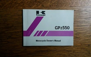KAWASAKI GP z 550 A3 MANUAL DEL PROPIETARIO / MANUAL / FOLLETO - Imagen 1 de 2