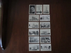 Vintage WASHINGTON D C 13 SOUVENIR VIEWS 3" BLACK & WHITE PHOTOGRAPH CARDS - Picture 1 of 6