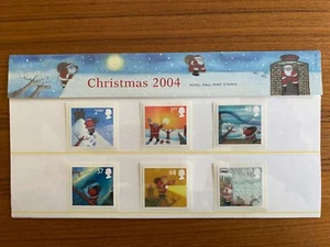 GB Great Britain Stamps - 2004 CHRISTMAS Presentation Pack No. 365 Set of 6 - Foto 1 di 1