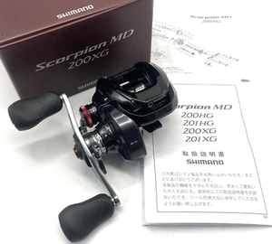 SHIMANO Scorpion MD 200XG Right Baitcasting Reel In Box From JPN "Excellent++++" - Picture 1 of 24
