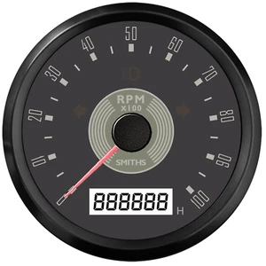 85mm Classical Tachometer 0-10000RPM Tacho Gauge With LCD Hourmeter For Car Boat - Picture 1 of 6