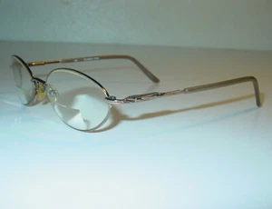 Elizabeth Arden PETITES Oval Eyeglasses Frame 52-16-140 Brown Gray Silver - B3 - Picture 1 of 9