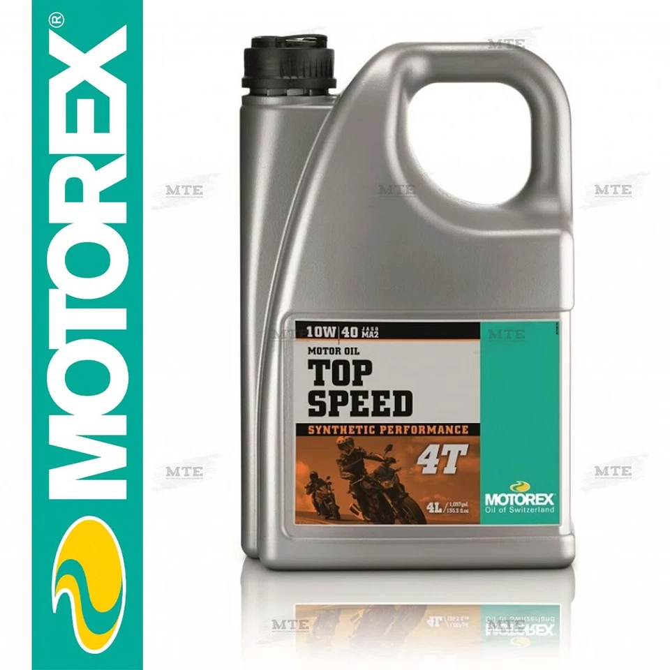 Motorex TOP SPEED 4T SAE 10W/40 4l aceite de motor sintético JASO MA2 10W40 topspeed