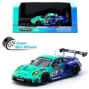 Tarmac Works x IXO 1:64 Porsche 911 GT3 R #44 Nurburgring 24h 2023 - Picture 1 of 5