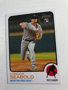 2022 Heritage High Number Short Print SP Connor Seabold Red Sox RC 701 - Picture 1 of 1