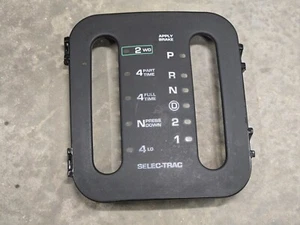 99-04 Jeep Grand Cherokee WJ SELEC TRAC SELEC-TRAC Shifter Face Plate Trim - Picture 1 of 7