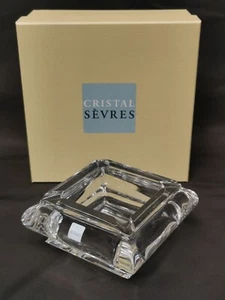 CRISTAL DE SEVRES . Cendrier SHANGHAI . en boite - Imagen 1 de 12