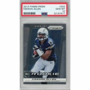 Graded 2013 Panini Prizm KEENAN ALLEN #252 Rookie Football Card PSA 10 Gem Mint - Picture 1 of 2