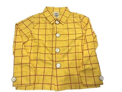 Oficial Disney Woody Toy Story Disfraz Camisa Amarilla Unisex Niños Talla 7/8 Foto 1 de 4