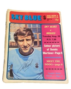 COVENTRY CITY V WOLVERHAMPTON WANDERERS - DIVISION ONE - 29/8/1972 - Picture 1 of 1