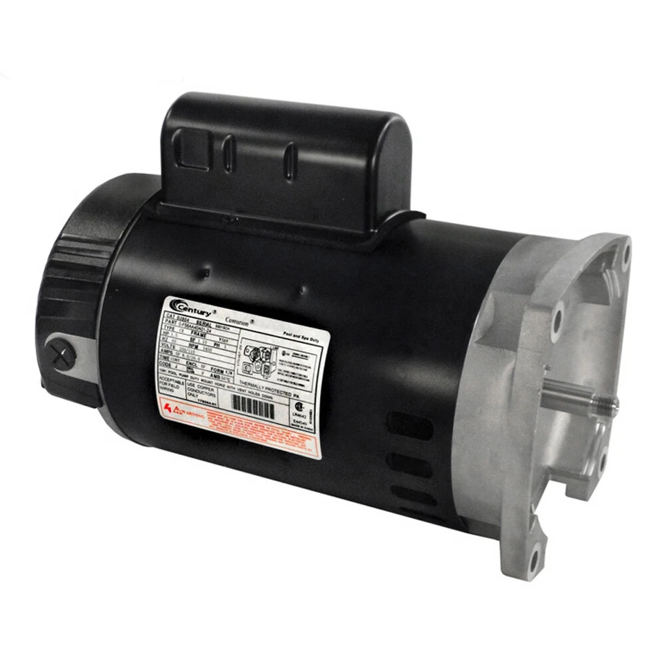 A. O. SMITH A.O. Smith Century B2854 Up-Rate 1.5HP Square Flange Replacement Motor