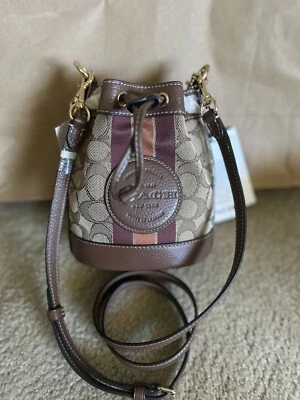 Bolso de mano Coach para mujer C8322 IMVGB MINI DEMPSEY BUCKET BAG Artículo nuevo Foto 1 de 4
