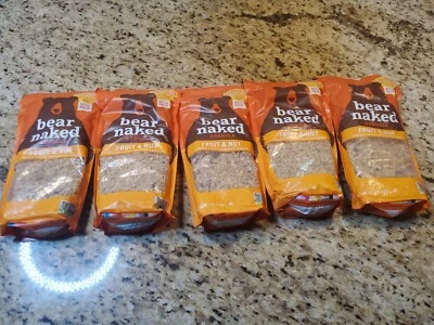 Bear Naked Granola Cereal Vegetariano Desayuno Fruta y Nueces 5 Bolsas (16.5 OZ)  Foto 1 de 4