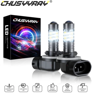 6000K Blanco Alta Potencia 881 LED Bombilla Luz Antiniebla Lámparas para GMC Sierra 1500 Foto 1 de 4