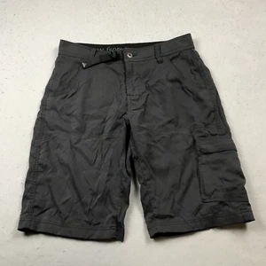 Prana Shorts Mens 30 Gray Stretch Zion Cargo Hiking Belted Outdoor 11 Inch Ins - Picture 1 of 7
