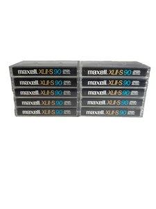 Maxell cassette tapes XLIIS- 90, 10 Pack from bulk pack - Picture 1 of 8