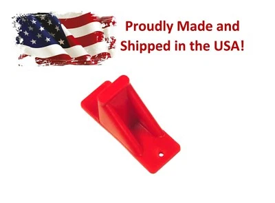 JSP MANUFACTURING® Red Plastic Roof Mini Snow Ice Guard - 1 Pack | Stop Sliding Snow Stop Buildup