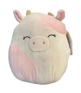 Squishmallow 10" CAEDYN the PINK COW NWT Kellytoys Rare NEW - Picture 1 of 3