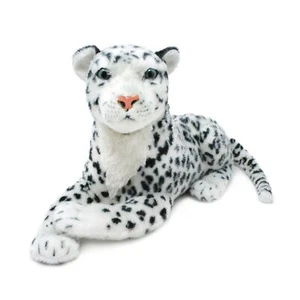 Peluche peluche Il leopardo delle nevi 17 pollici Tessuto Poliestere Alta Qualità - Foto 1 di 6