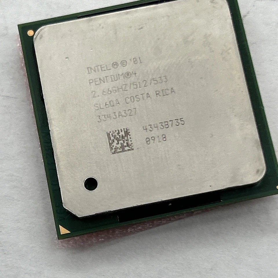 Intel Pentium 4 2.66Ghz P4 Socket 478 CPU SL6PE SL6QA SL6S3 512k cache 533FSB - Image 1 of 4