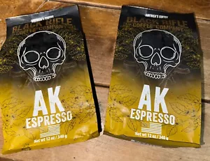 Schwarzes Gewehr Kaffee zwei 12oz Beutel AK Espresso Mittelbraten BRCC Exklusiv - Bild 1 von 4