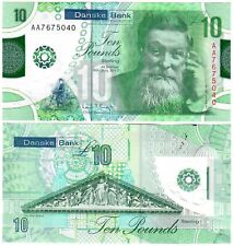 Northern Ireland 10 Pounds 2017 EF Danske Bank "AA" Prefix