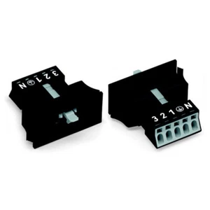 WAGO 890-715 5 Pole 16A 4.4mm Plug Snap In Black - Picture 1 of 1
