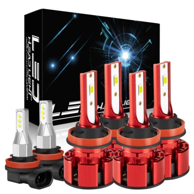 For 2013 2014 2015 Nissan Altima Combo LED Headlight Hi/Low+Fog light bulbs - Image 1 of 4