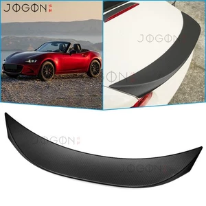 Matte Carbon For Mazda MX-5 Miata ND 2016-2024 Club RF Trunk Wing Spoiler Trim - Picture 1 of 15