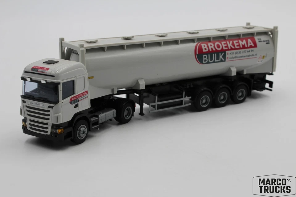 AWM Scania R09 tank container semitrailer "Broekema Bulk" 1:87 /AW3123 - Image 1 of 1