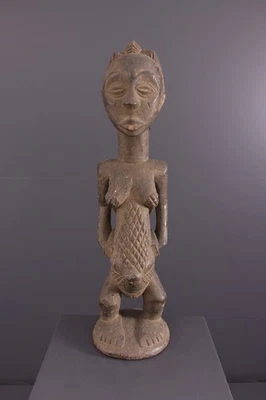 Statue Luba ART AFRICAIN ANCIEN TRIBAL PREMIER PRIMITIF no reserve - Photo 1/4
