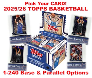 2025-2026 TOPPS BASKETBALL PICK YOUR CARD! BASE 1-240 & PARALLEL OPTIONS! - Picture 1 of 492