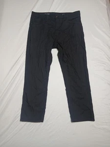 Izod Men's Straight Advantage Performance Pants Black Size 38x30 No Tag - Picture 1 of 8