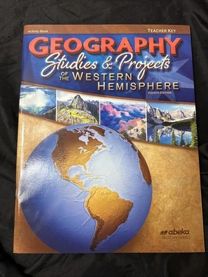 TEACHER KEY - Abeka Geography Studies and Projects of the Western Hemisphere - Image 1 of 4