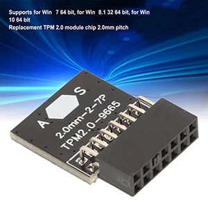 For ASMotherboard Specific TPM 2 0 Chip Facilitates Security Standards - Picture 1 of 8