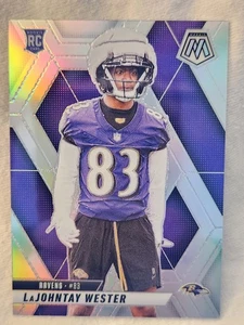 LaJohntay Wester RC - 2025 Panini Mosaic Silver Prizm #366 - Baltimore Ravens - Bild 1 von 2