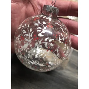 Palline di Natale in vetro dipinte a mano - Foto 1 di 4