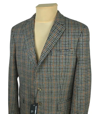 Remus Uomo Jeans Moon Tweed Mens Wool Slim Fit Blazer Jacket Size 42R (XL) - Image 1 of 4