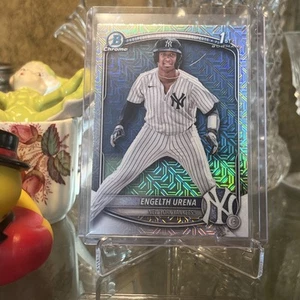 2025 Bowman #BCP-16 Engelth Urena Chrome Prospects Mega Mojo 1st - Picture 1 of 2