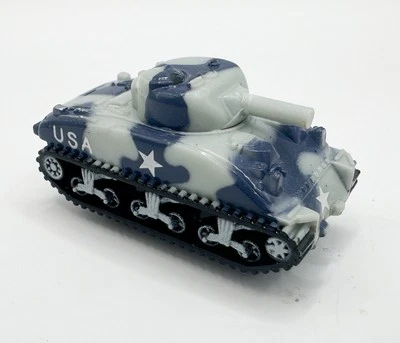 Tanque Micro Machines Sherman gris/azul Foto 1 de 4