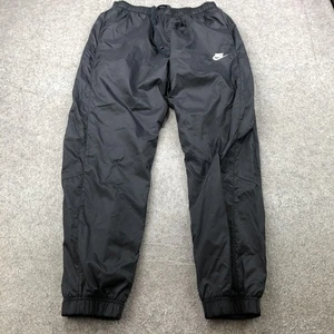 Nike Hose Herren Large Schwarz Windbreaker Track Jogginghose Gummibündchen Nike Logo - Bild 1 von 11