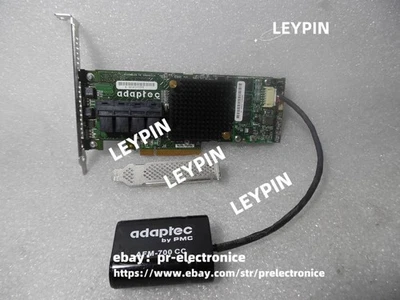 Adaptec ASR 71605 1GB 16 Port SAS SATA PCIe Raid Controller 2280200-R w/ Batter - Image 1 of 4