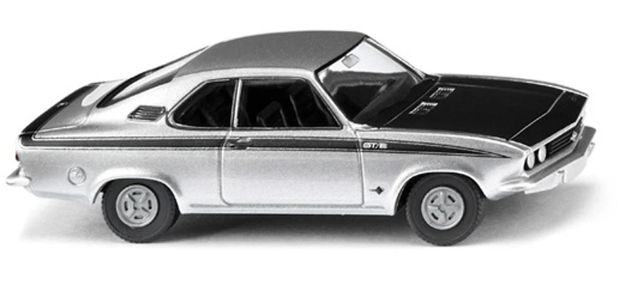 WIKING - Voiture de couleur grise et noire - OPEL Manta A GT/E - 1/87 - WIK08... - Photo 1/1