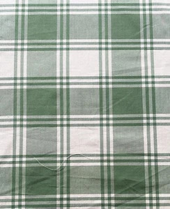 3 Yards grün & weiß kariert High End Dekorateur Baumwolle Yardage Neu ohne Etikett XX039 - Bild 1 von 3