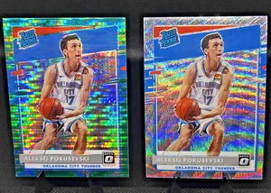 2020-21 Donruss Optic Green Pulsar + Silver Wave ALEKSEJ POKUSEVSKI RC #167 [2] - Picture 1 of 8