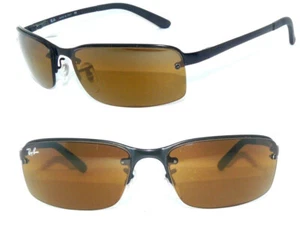 Ray Ban GAFAS DE SOL NEGRO MARRÓN Top Bar RB 3217 / 8310 HOMBRE 3183 ESTUCHE 3239 - Imagen 1 de 7
